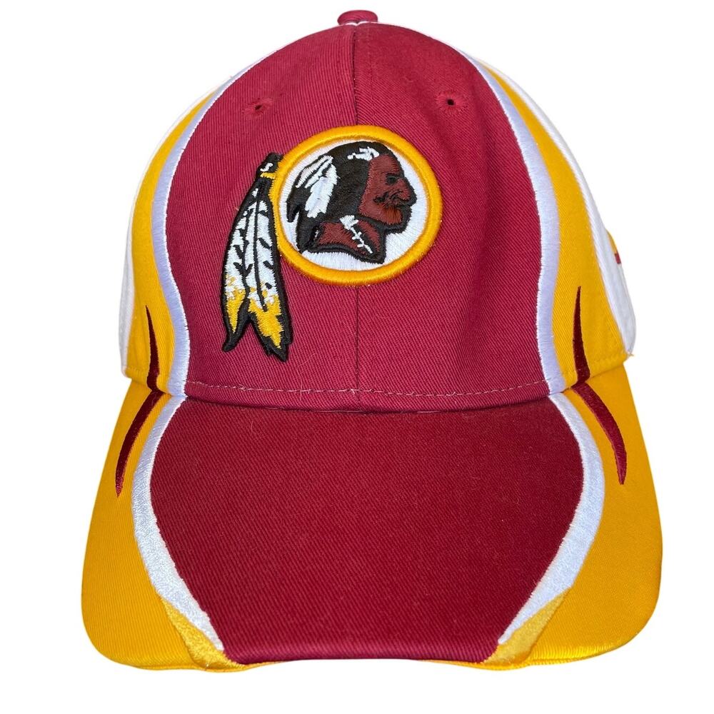 Washington Redskins Hat NFL Team Apparel VTG Football Hat Adjustable Hook Loop